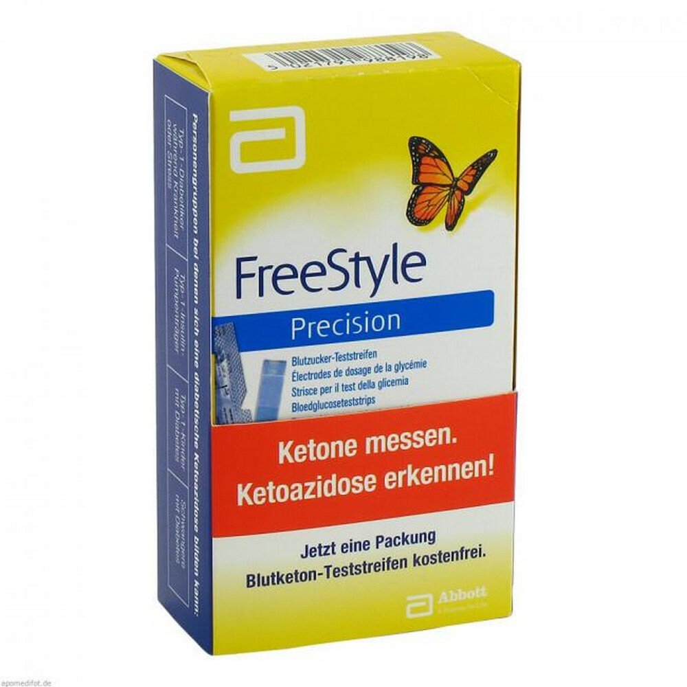 FREESTYLE Precision Blood Glucose Teststr.o.Coding, 100 pcs