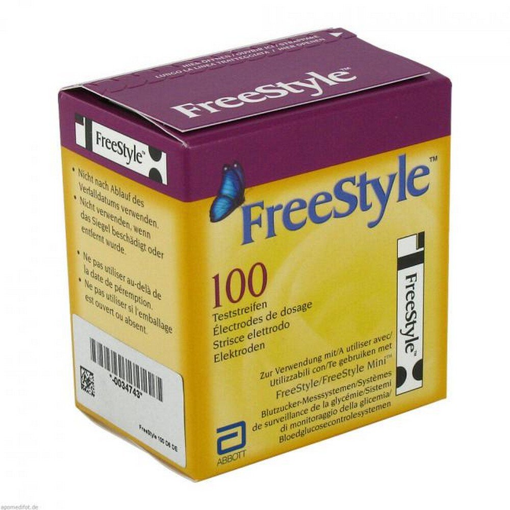 FREESTYLE test strips, 100 pcs