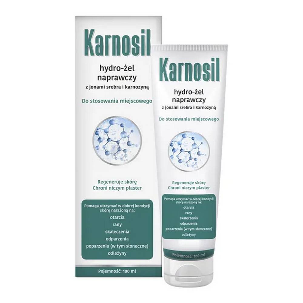 Karnosil, repair hydro-gel with silver ions and carnosine, 100 ml
