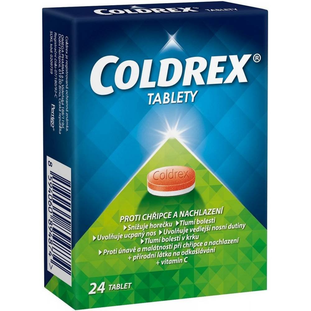 COLDREX 500MG/25MG/5MG/20MG/30MG, 24