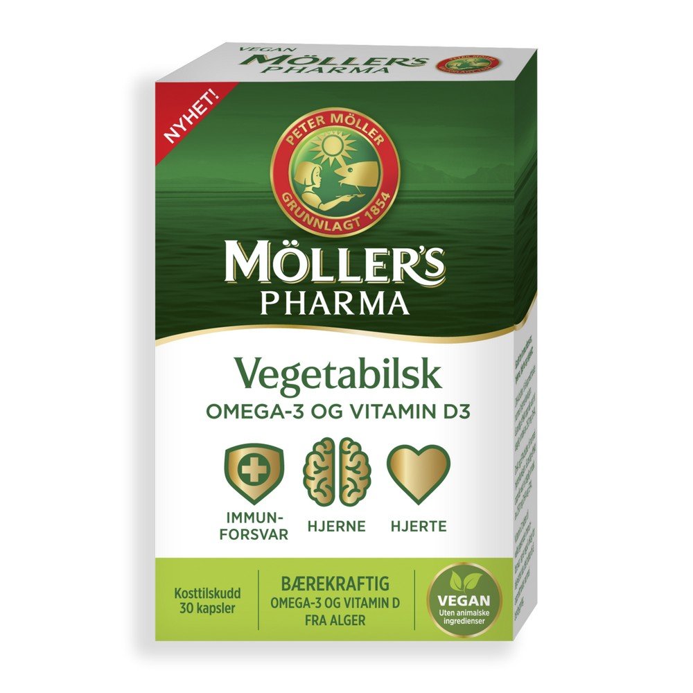 Möller's Pharma Vegan Omega3 + Vitamin D 30