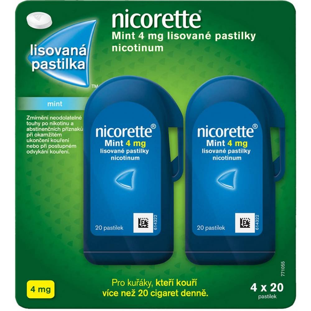 NICORETTE MINT 4MG, 4X20
