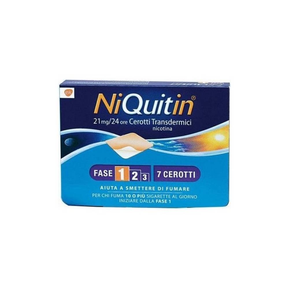 NiQuitin 21 Mg / 24 H - Quit Smoking - 7 Transdermal Patches
