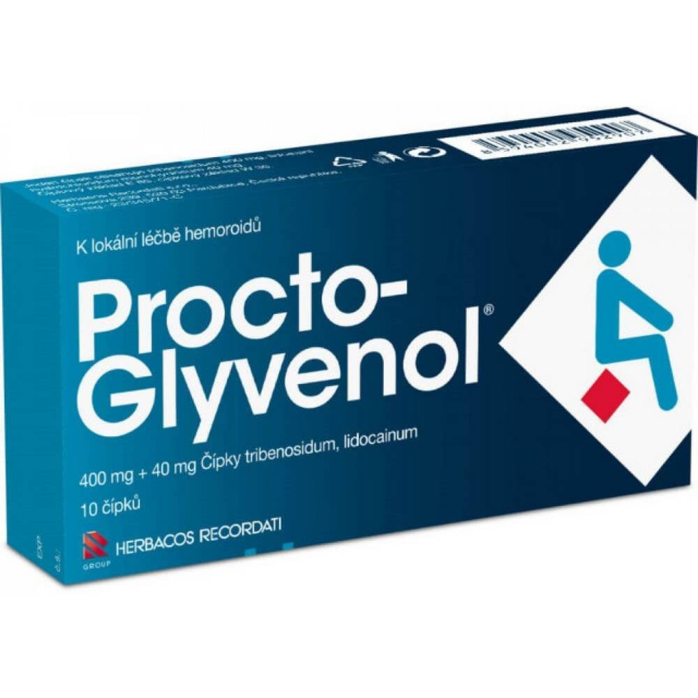 PROCTO-GLYVENOL 400MG/40MG, 10