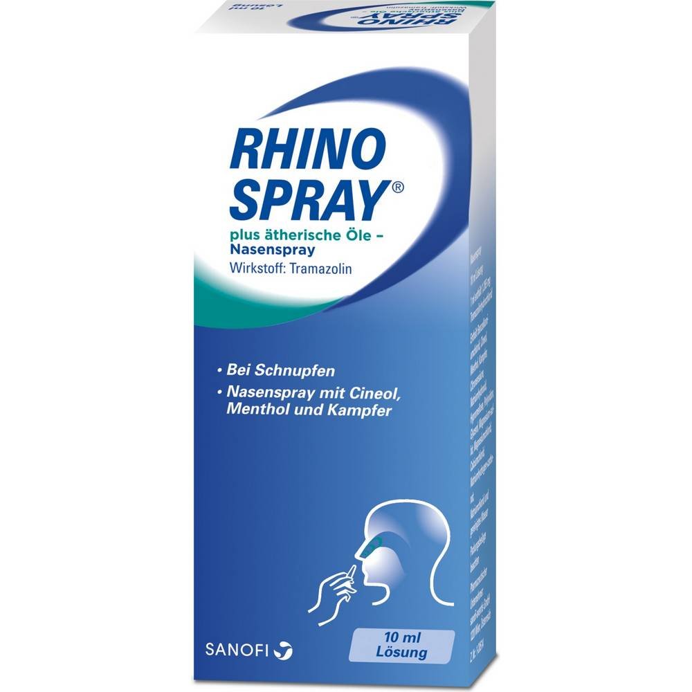 Rhinospray plus ätherische Öle Nasenspray, 10ml,Rhinospray plus essential oils nasal spray