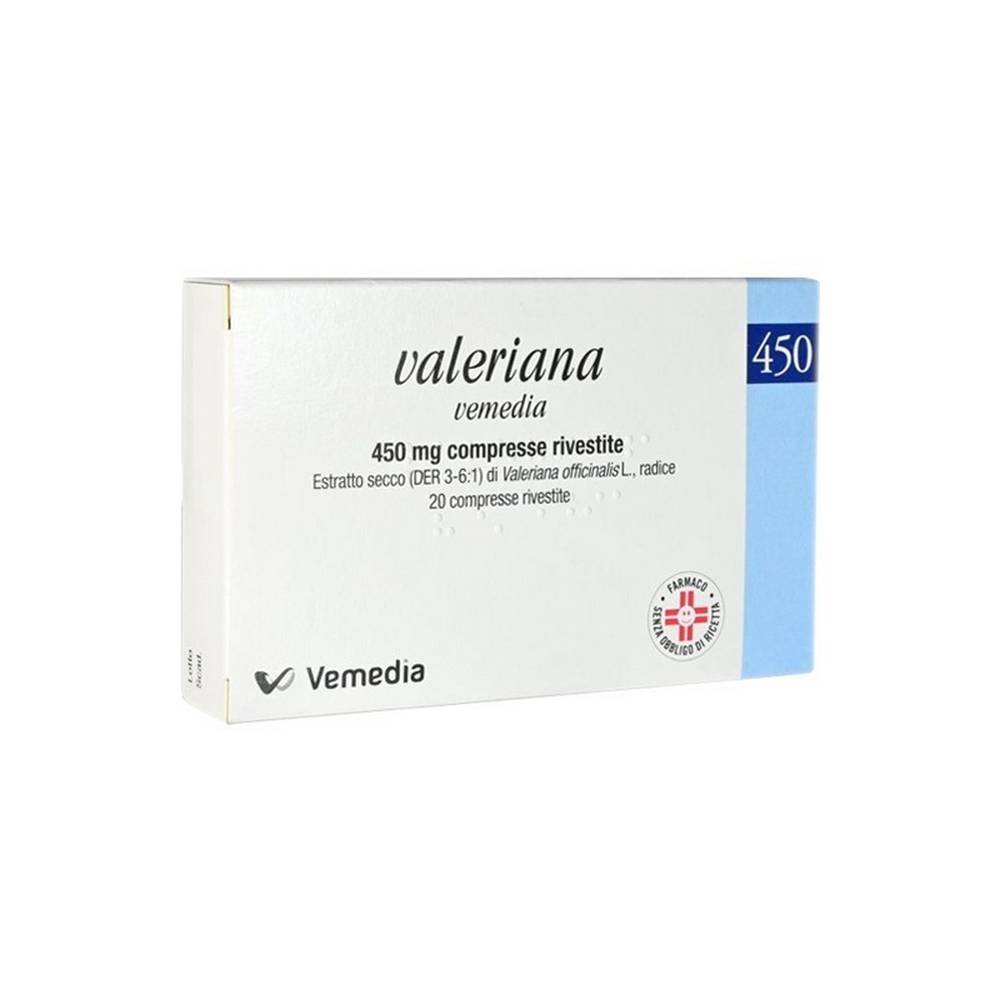 Valerian - Nervous Tensions, Sleep Disorders 20 Tablets 450 Mg