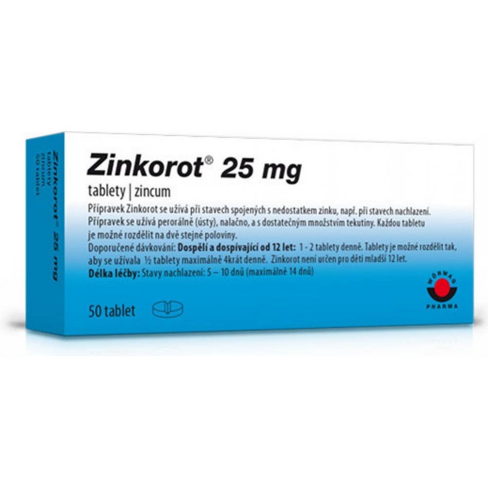 ZINKOROT 25MG 50