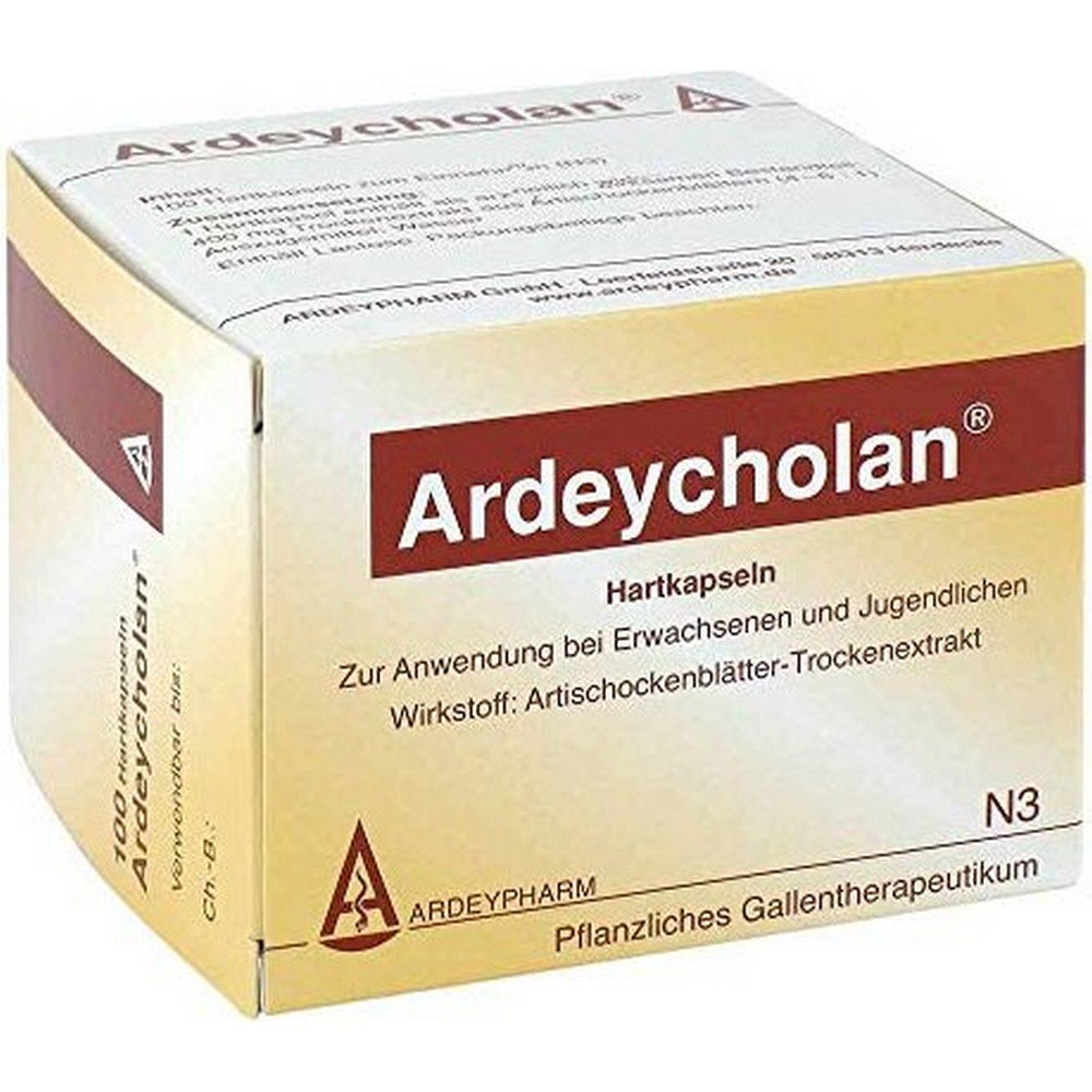 Ardeycholan hard capsules, 100 pieces
