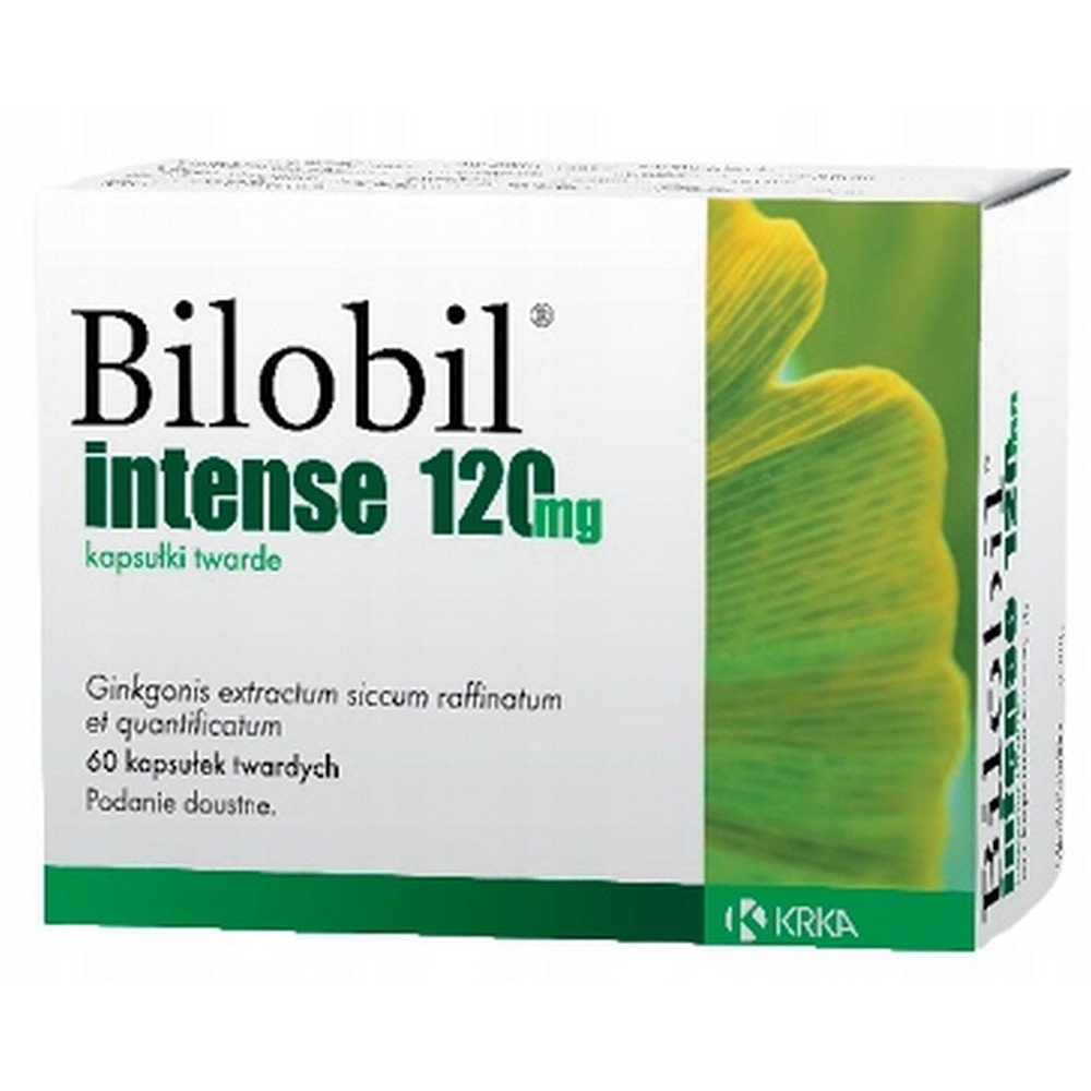 Bilobil Intense 120 mg 60 szt. Kapsułki