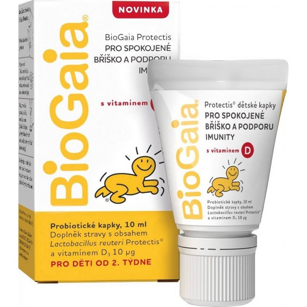 BioGaia Protectis s Vitamínem D  Pomerančová příchuť 10 ml, BioGaia Protectis with Vitamin D  Orange flavor 10 ml