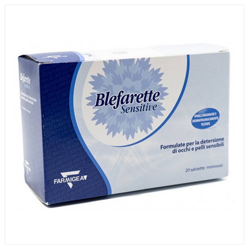 Blefarette Sensitive - 20 Wipes For Cleansing The Periocular Area