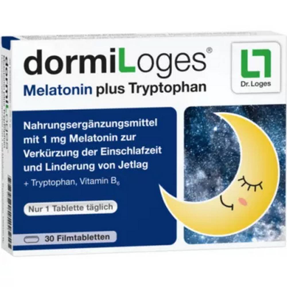 DORMILOGES Melatonin plus tablets, 30 pcs