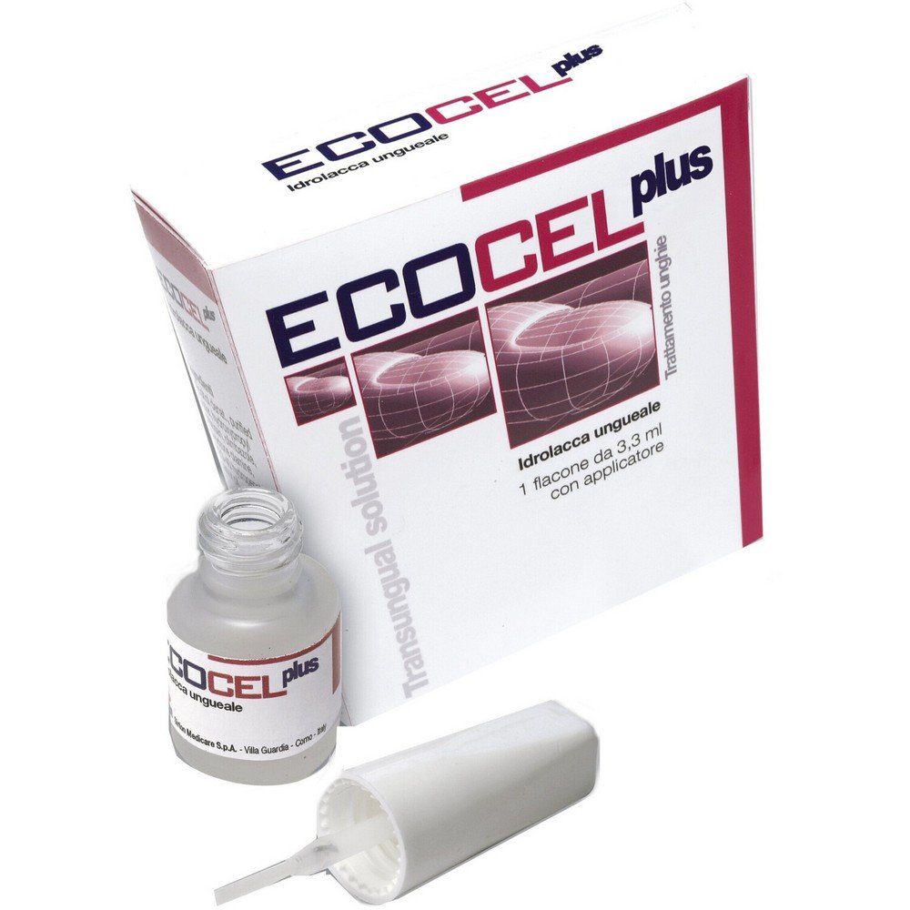 Ecocel Plus Idrolacca Ungueale, 3,3 ml