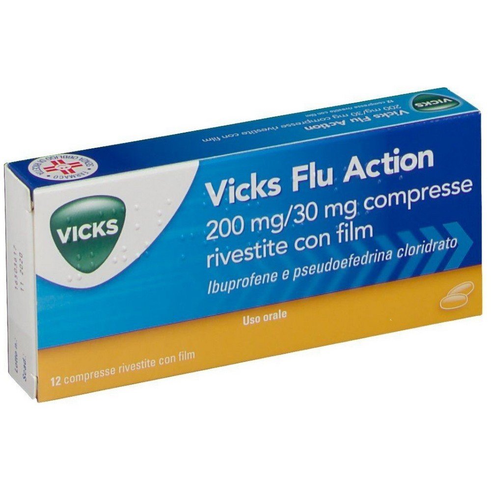 Flu Action 200 mg, 30 compresse