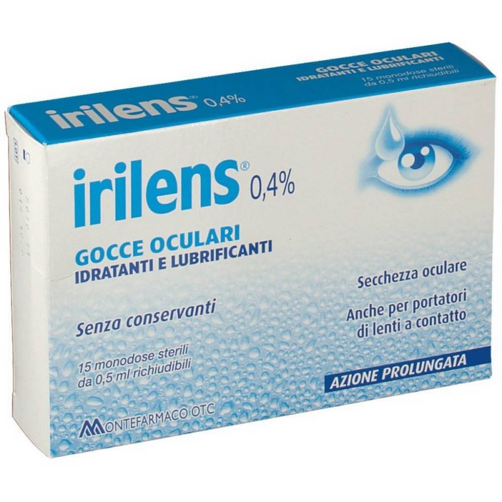 Irilens 0,4% Eye Drops Gocce oculari, 15 Single Doses Of 0,5 Ml