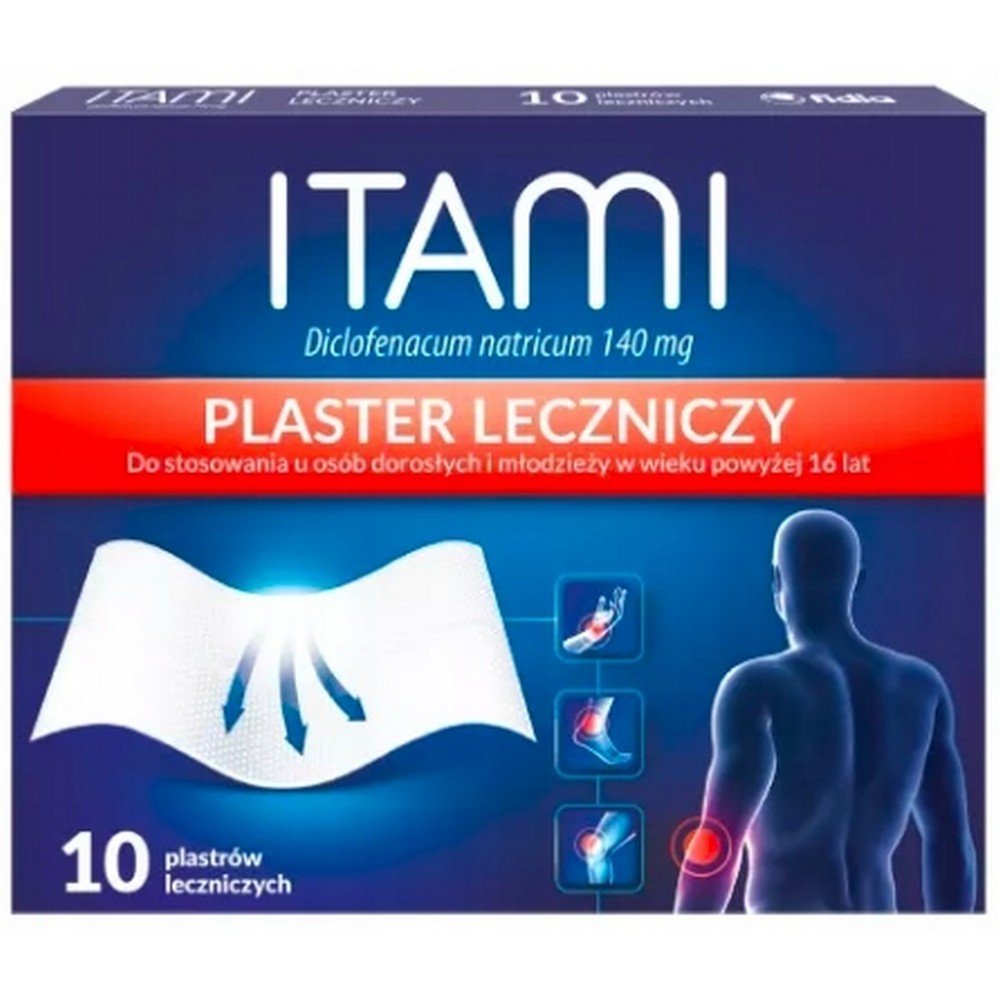Itami medicinal patches 140 mg - 10 pieces