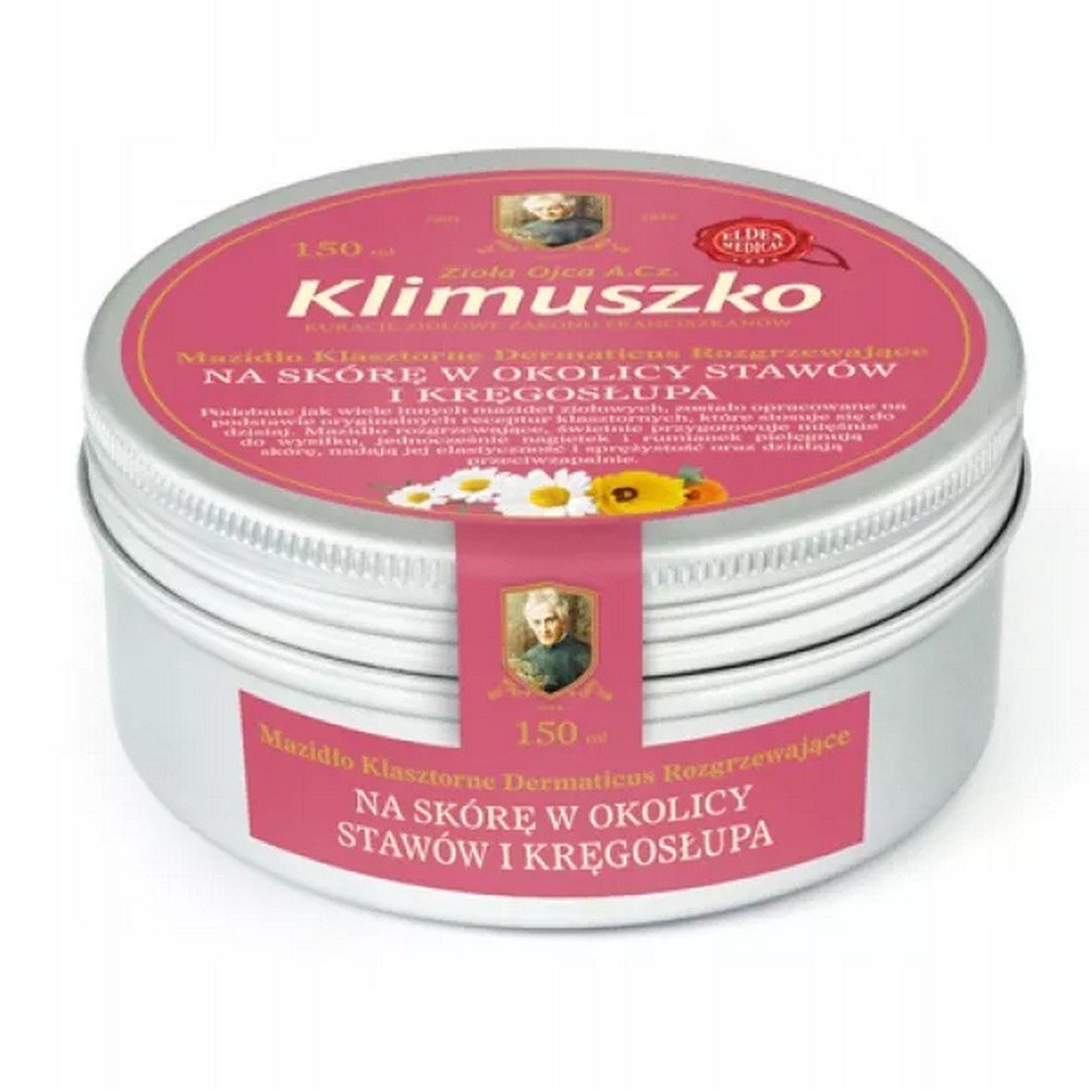 Klimuszko Dermaticus Ointment for the skin around the joints and spine 150ml
