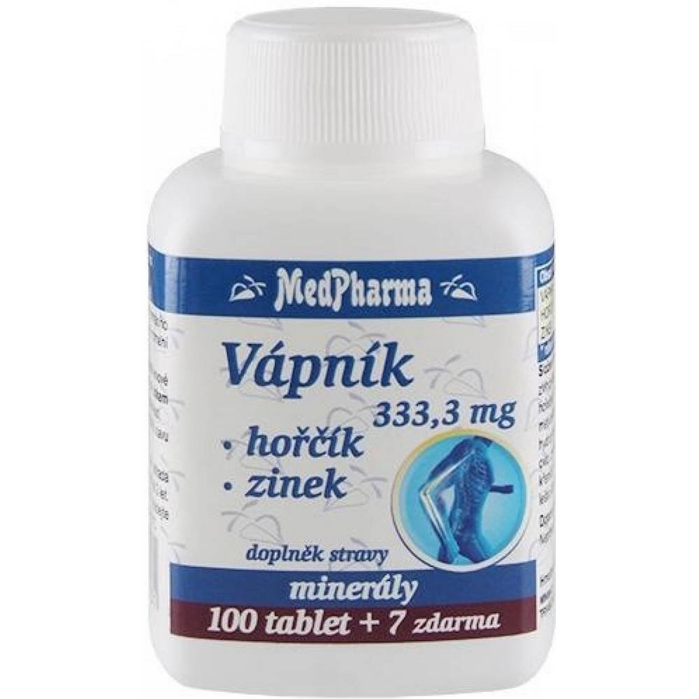MedPharma Calcium Magnesium Zinc 107, MedPharma Vápník hořčík zinek