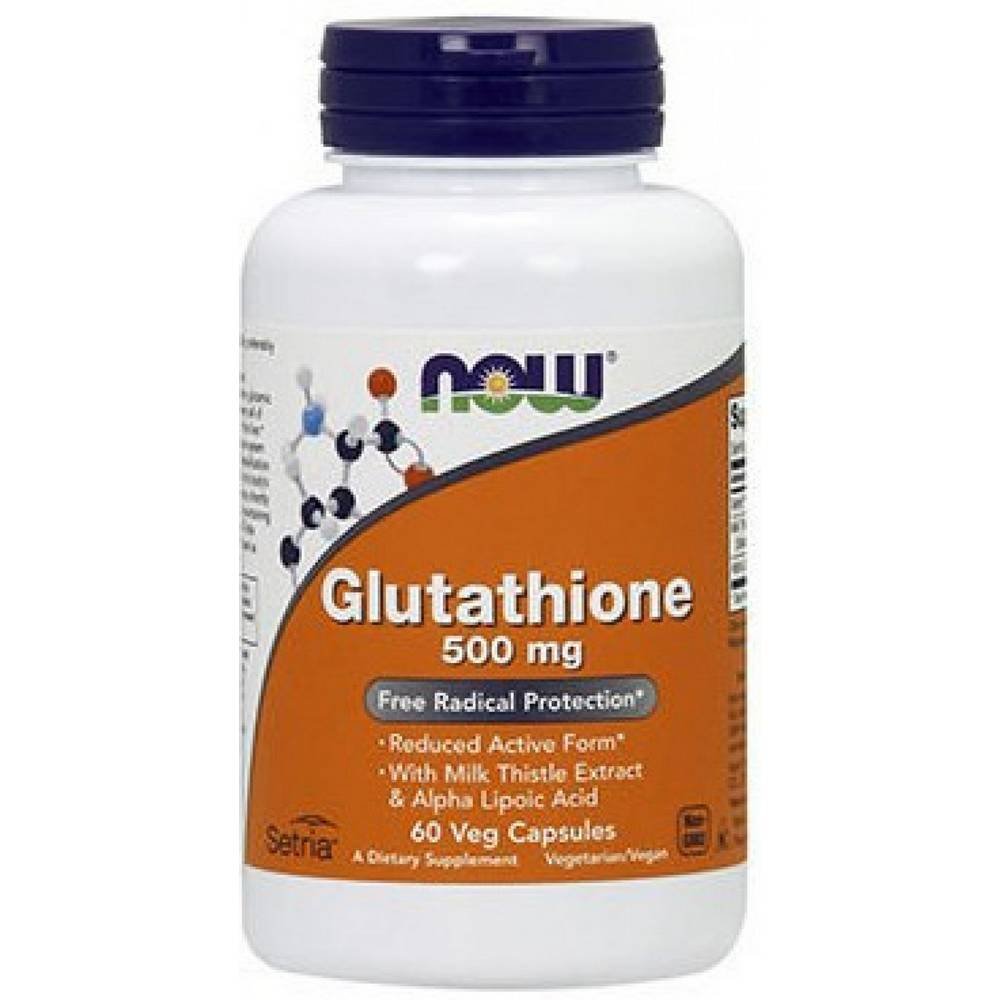 Now Foods Glutathione reduced 500 mg 60