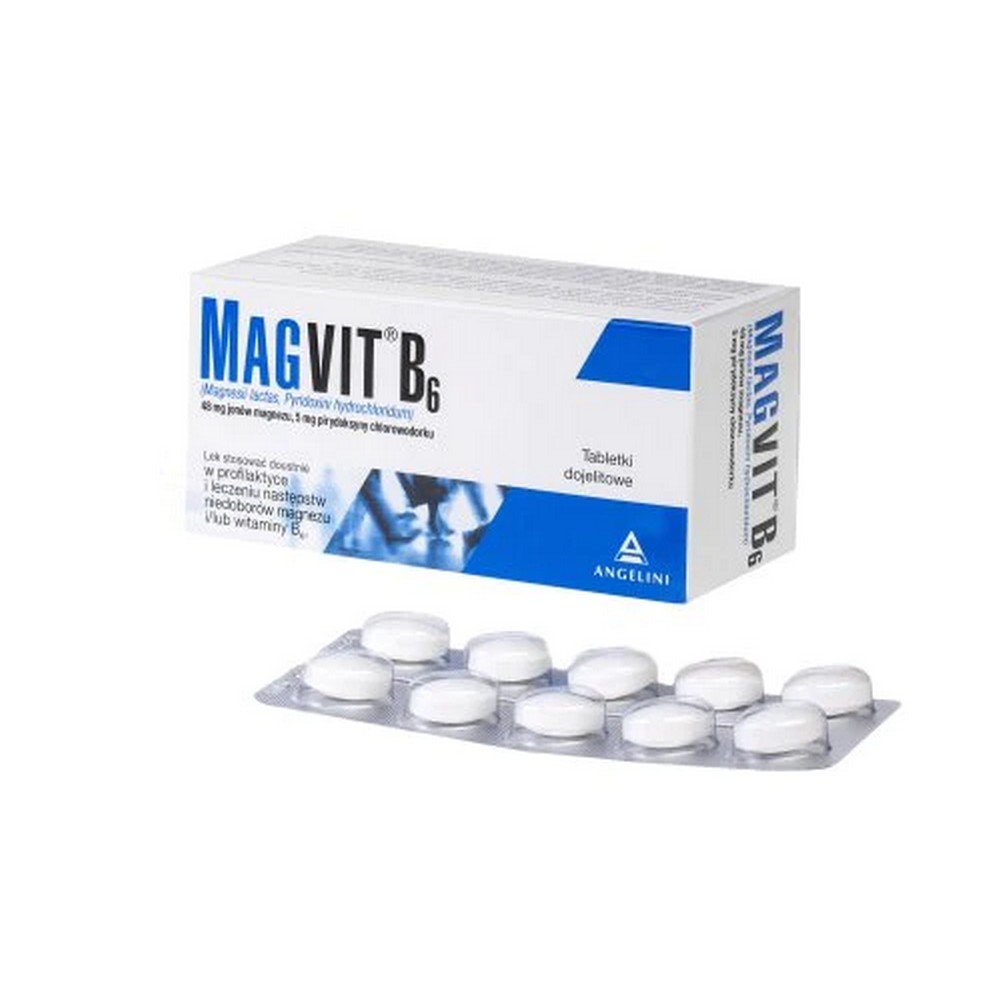 Over-the-counter drug Angelini Magvit B6 50 gastro-resistant tablets
