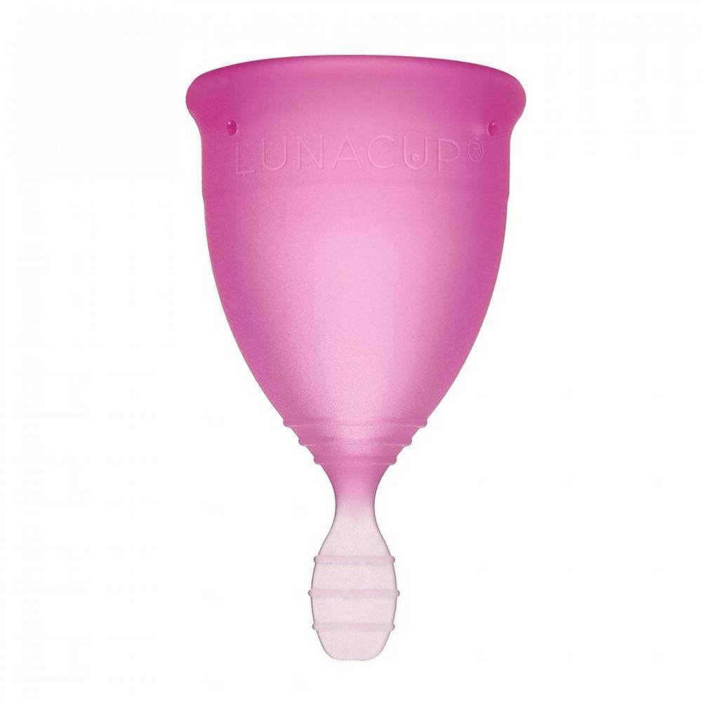 Small raspberry menstrual cup