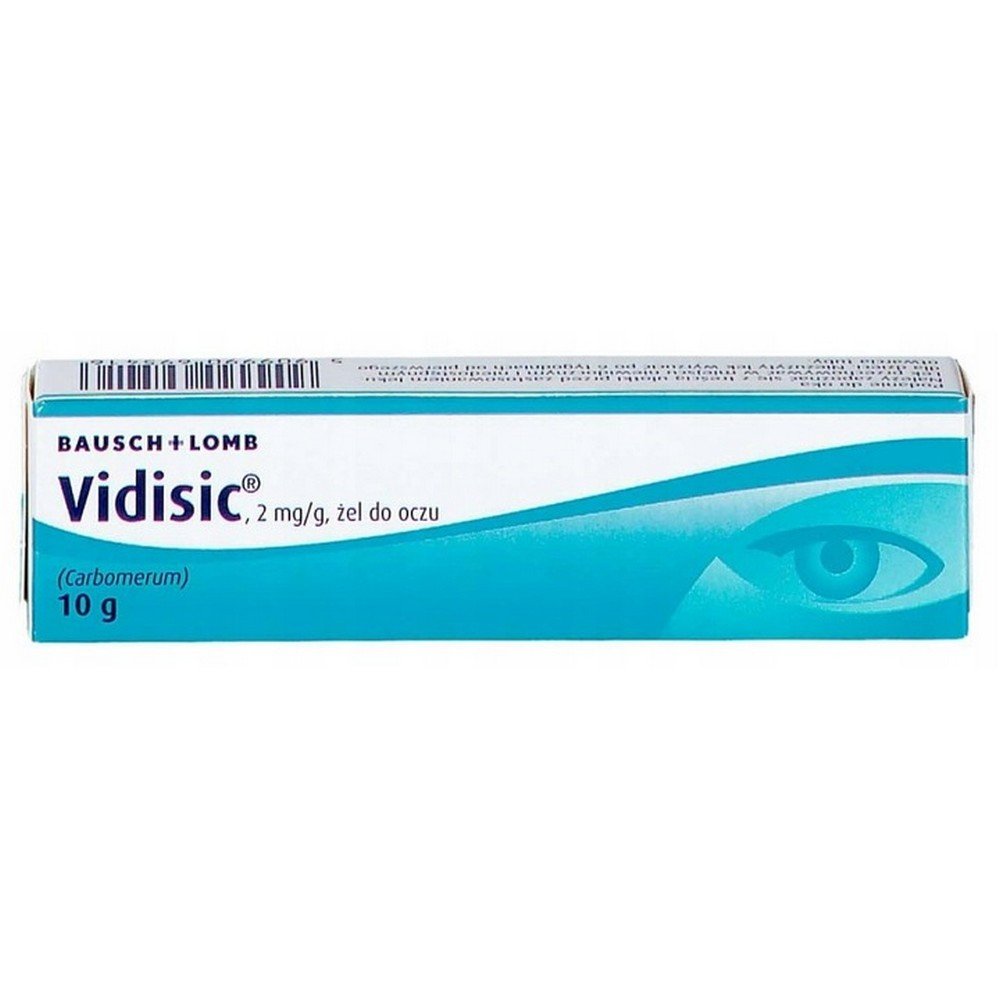 Vidisic 2mg/g 10 ml 1 szt. 10 g żel do oczu