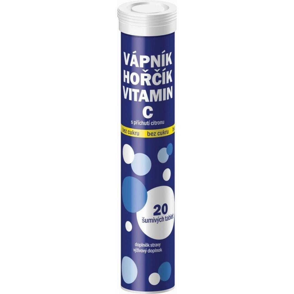 Vitar Calcium Magnesium Vitamin C 20, Vitar Vápník Hořčík Vitamin C  20