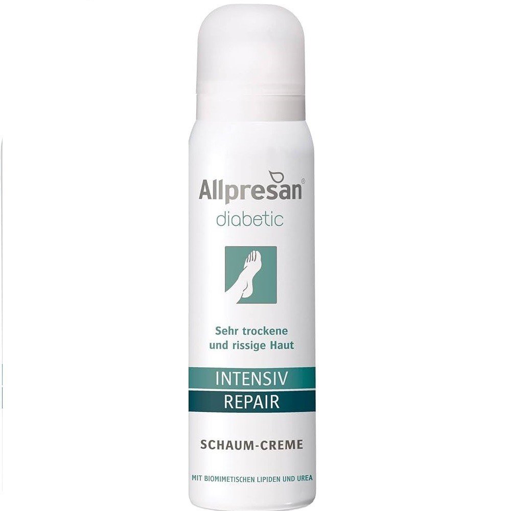 ALLPRESAN diabetic Inten.+Repair with Urea foam cr., 125 ml