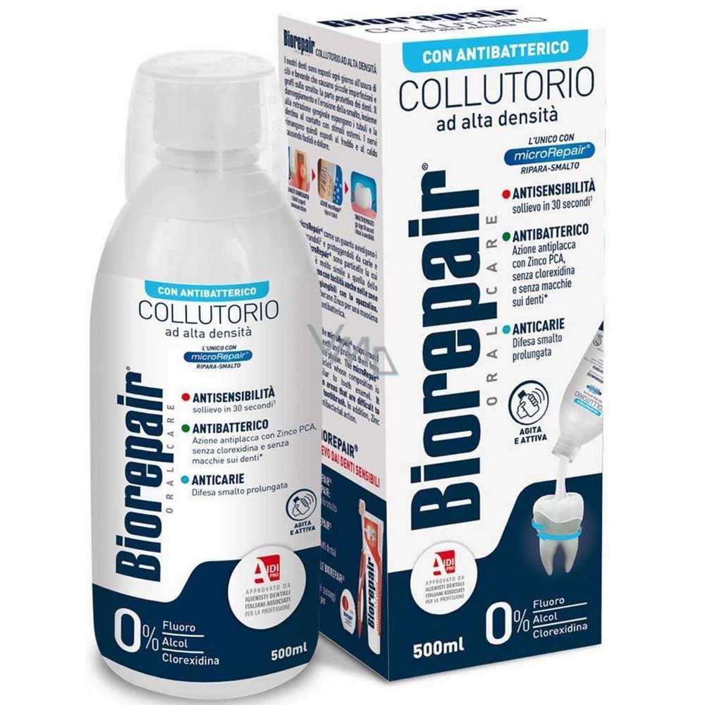 BIOREPAIR Mouthwash 3 in 1 antibacterial 500 ml