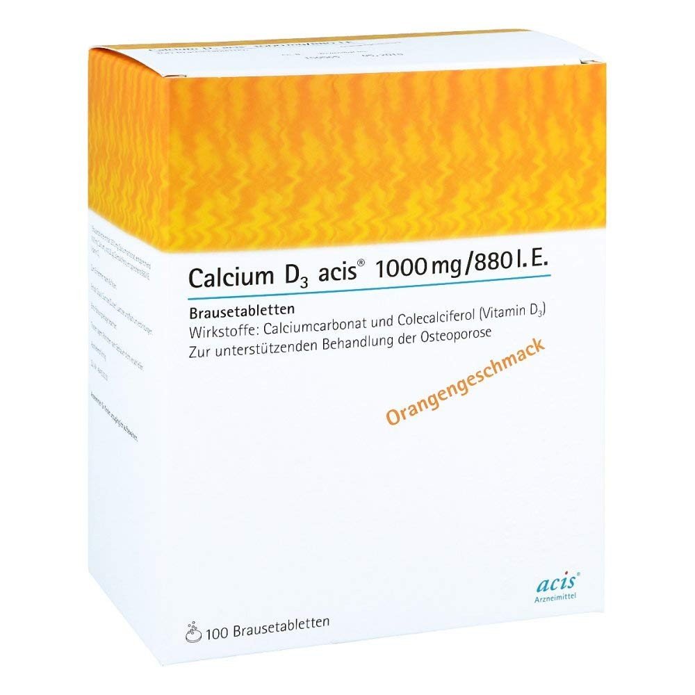 CALCIUM D3 ACIS 1000 mg/880 I.E. Jumper tablets, 100 pcs