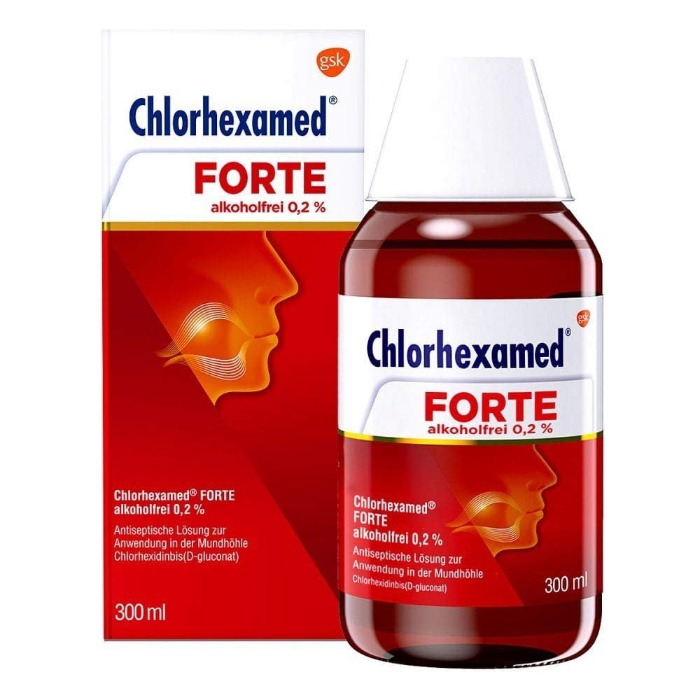 Chlorhexamed Forte alcohol-free 0.2% mouthwash, 300ml