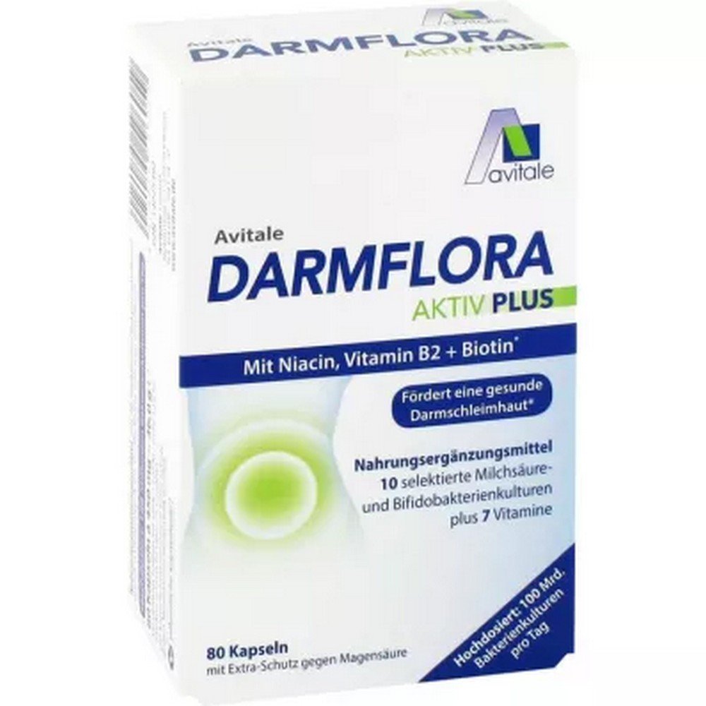 DARMFLORA Active Plus 100 billion bacteria + 7 vitamins, 80 pcs