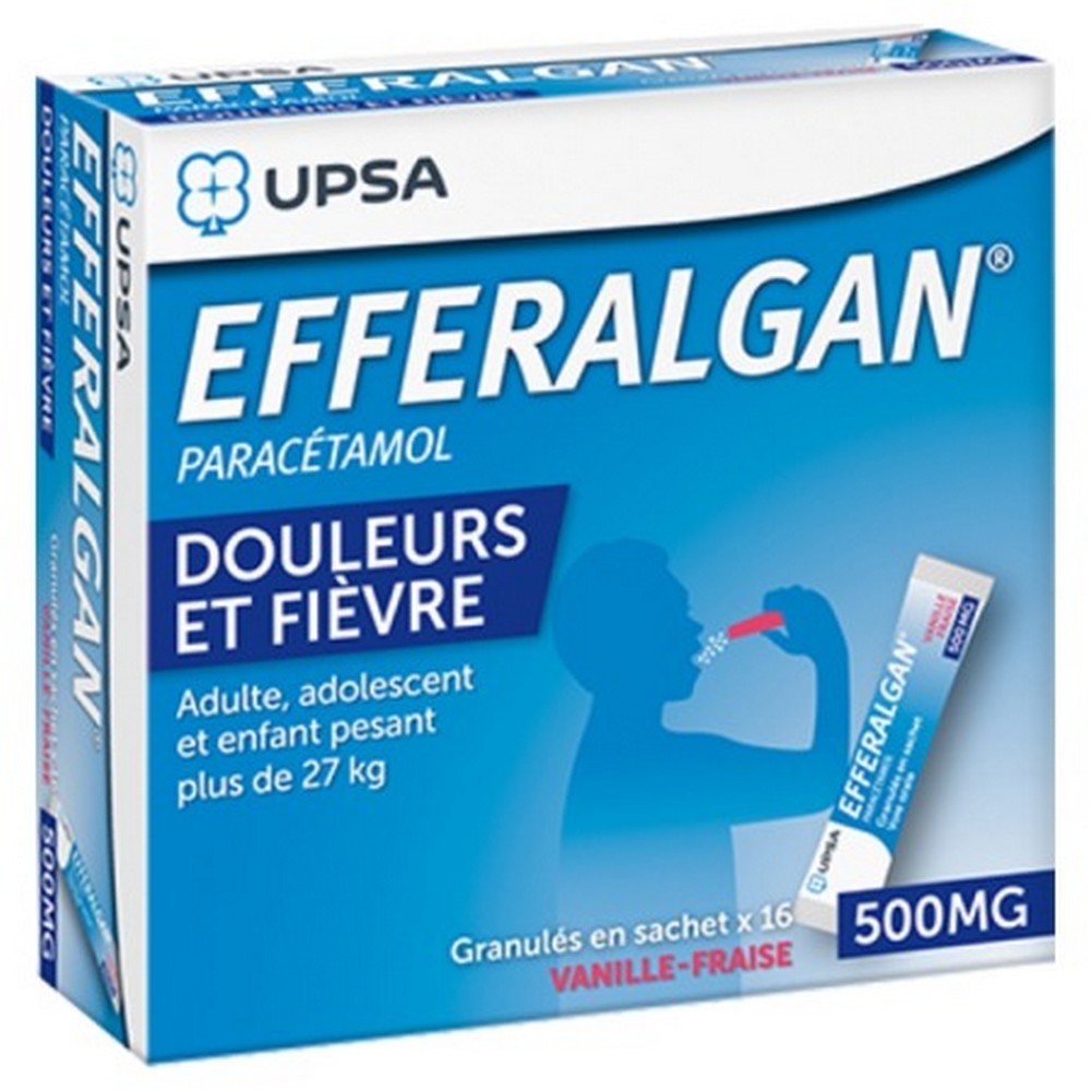 Efferalgan vanilla strawberry 500 mg