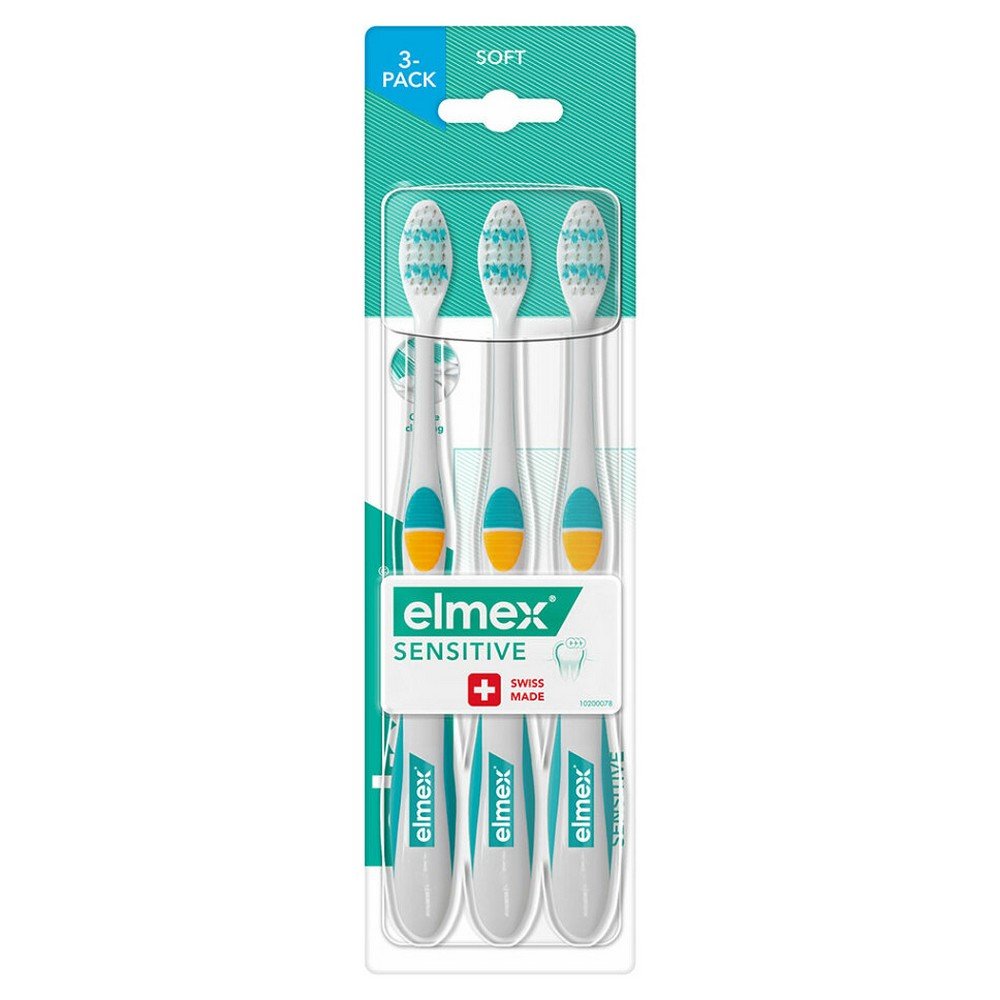 ELMEX Sensitive Soft toothbrush 3 pcs
