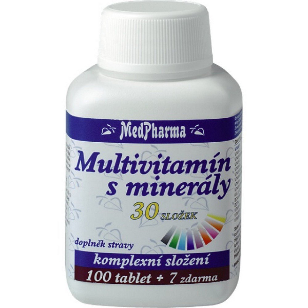 MedPharma MultiVitamin with minerals 30,107, MedPharma MultiVitamín s minerály 30,107