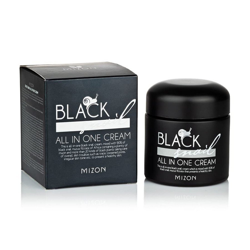 MIZON Skin cream with African black snail secretion filtrate 90% Black Snail All In One 35 ml​