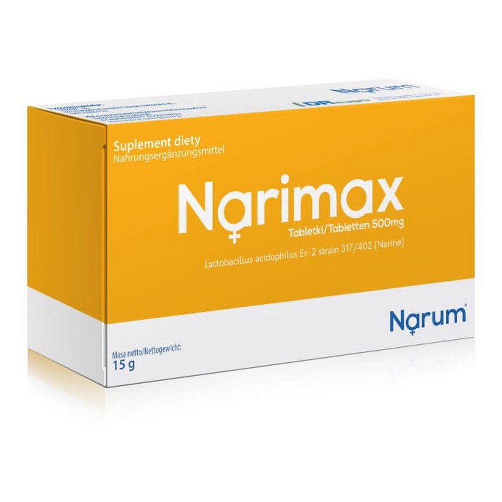 NARINE PROBIOTIC 500MG 30 TABS., NARINE PROBIOTYK 500MG 30 TAB.