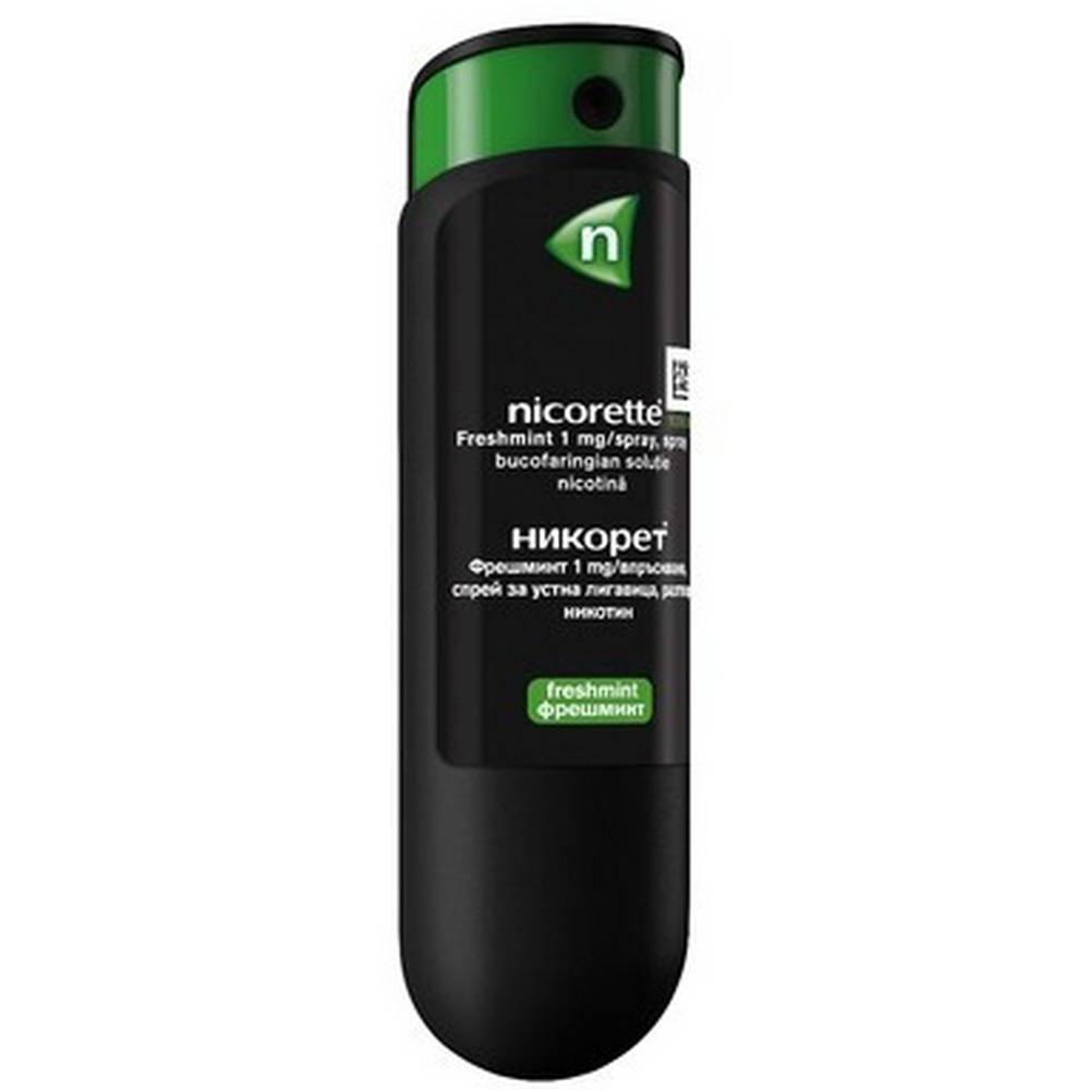 Nicoret, 1 mg/injection, 13.2 ml, Никорет, 1 мг/впръскване