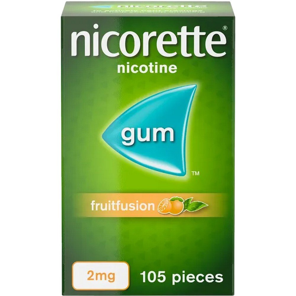 Nicorette Freshfruit Gum Medicinal chewing gum 2 mg 105 pieces
