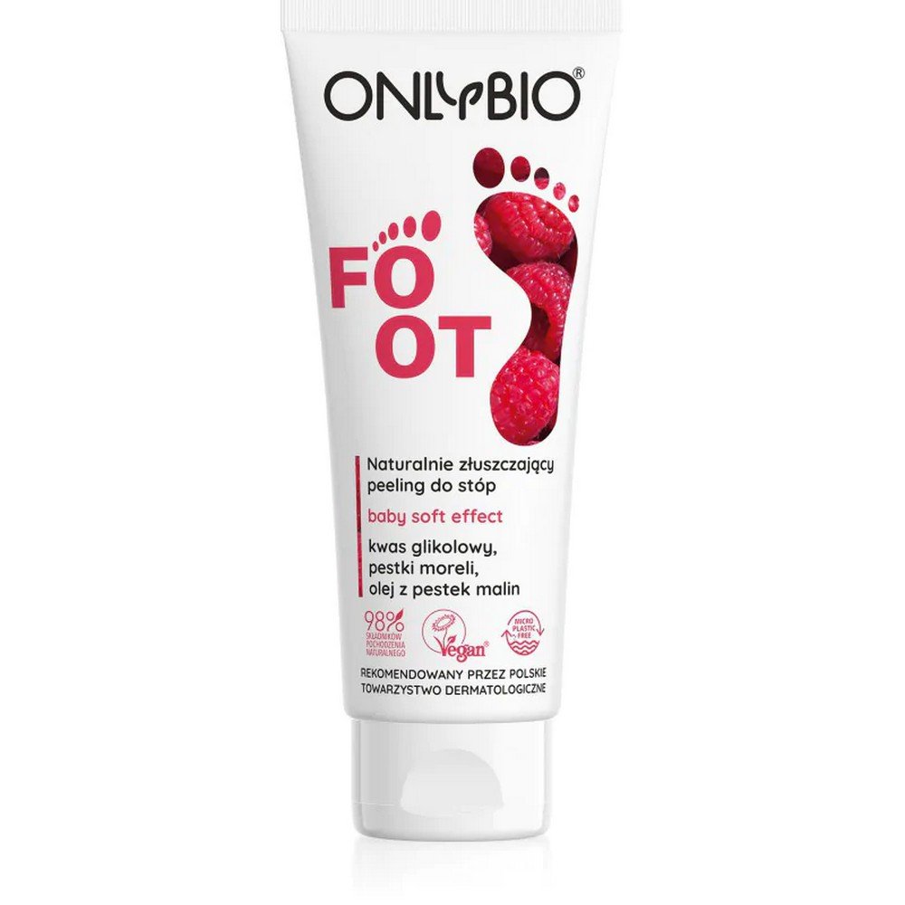 Onlybio Life Onlybio Foot, Naturally exfoliating foot scrub, 75 ml