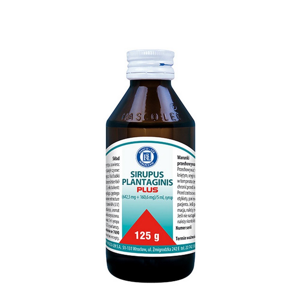 PLANTAGINIS PLUS syrup 125g HASCO