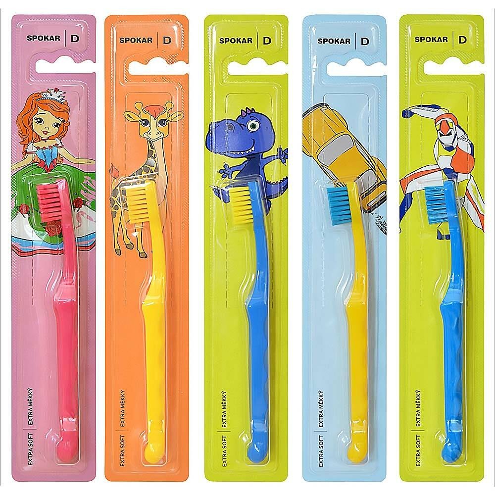 SPOKAR Children's toothbrush extra soft 1 piece