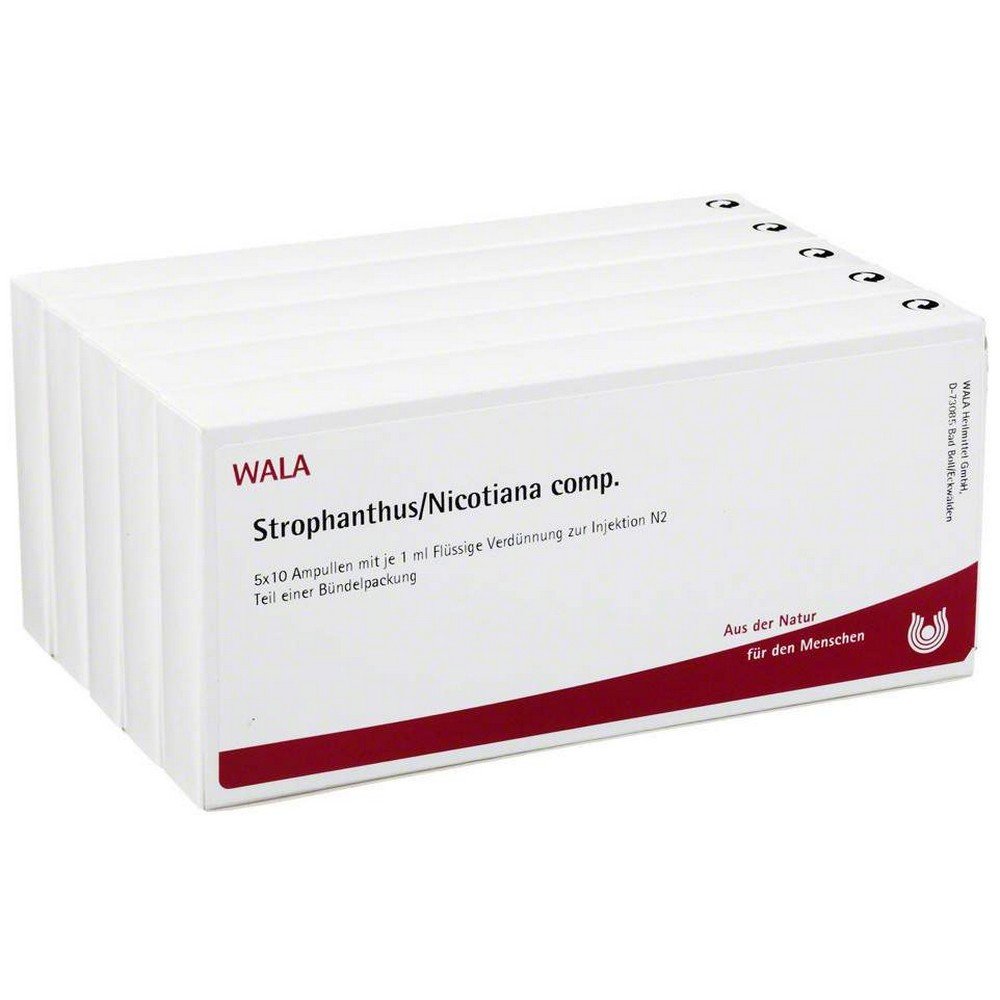 STROPHANTHUS/NICOTIANA comp.ampoules, 50X1 ml