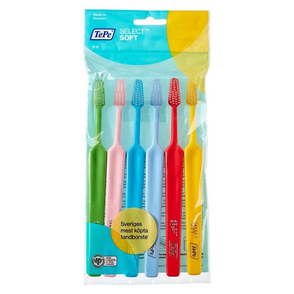TEPE Toothbrush Select Soft 6 pcs