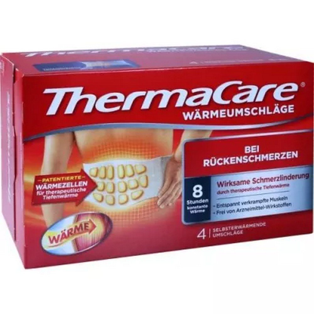 THERMACARE Back envelopes S-XL Z.Schmerzlind., 4 pcs