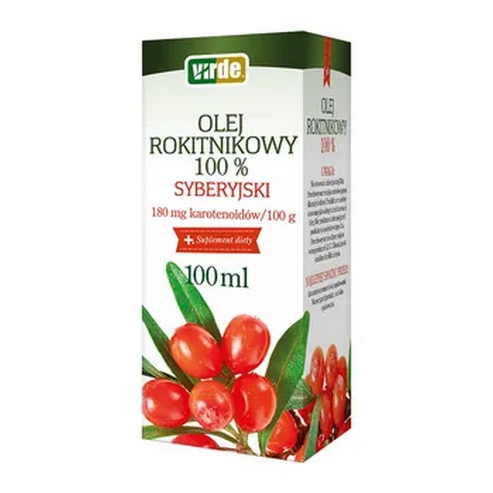 Virde Siberian Sea Buckthorn Oil 100% 100ml