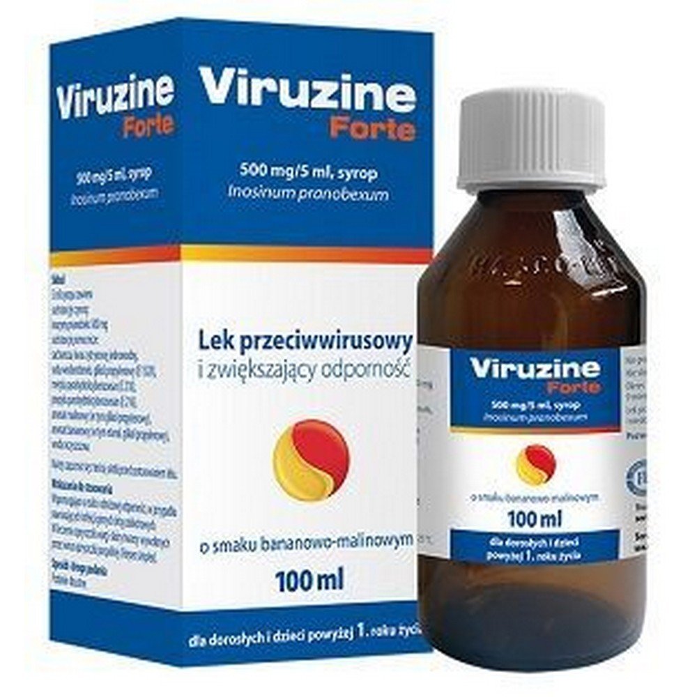 Viruzine Forte 500 mg/5 ml syrup 100 ml