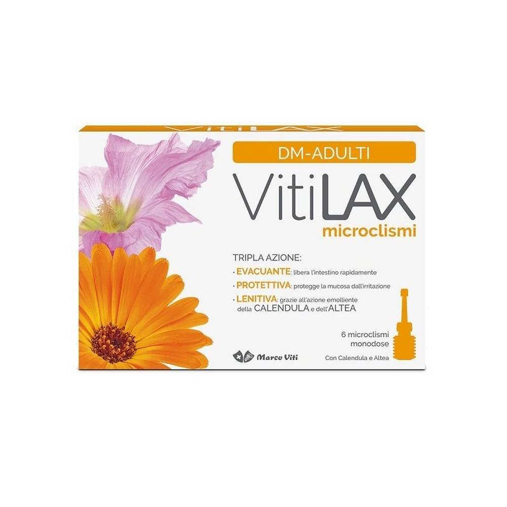 Vitilax Dm Adults - 6 Single-Dose Micro-Enemas