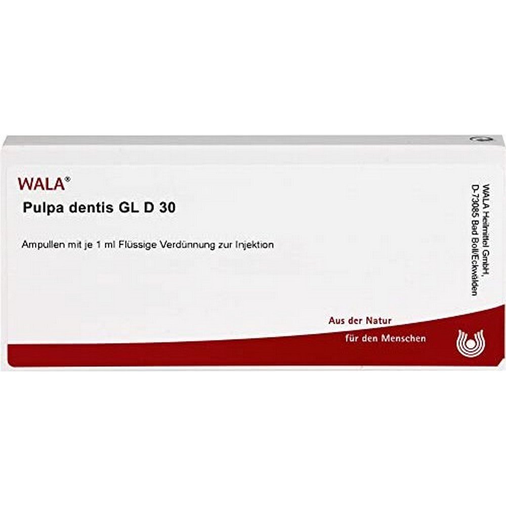 Wala Pulpa dentis Gl D30 ampoules, 10x 1ml