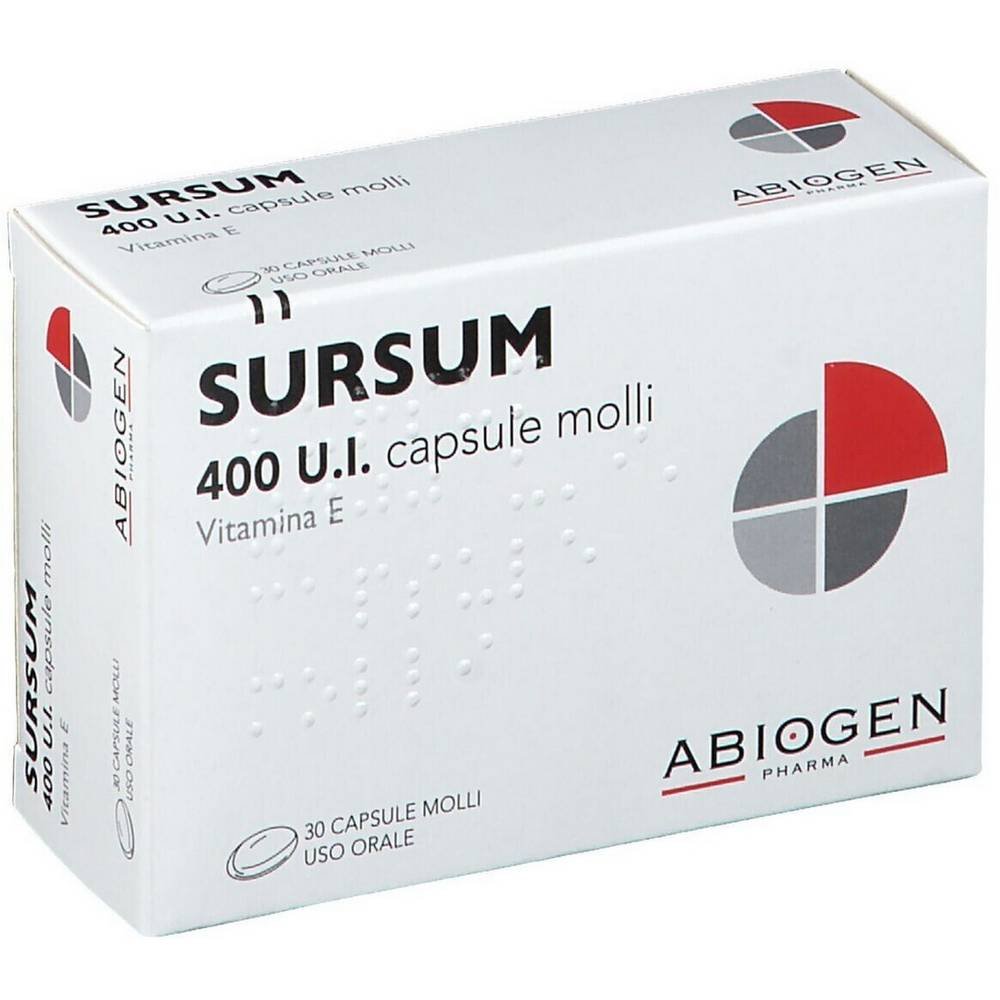 Abiogen,Sursum 400 U.I Vitamina E,Sursum 400 IU Vitamin E (30 pcs.)